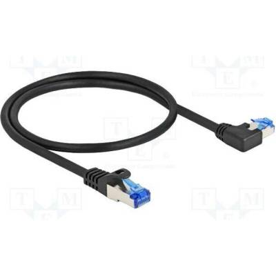 Delock 80217 Patch S/FTP Cat 6a 500mm LSZH černý