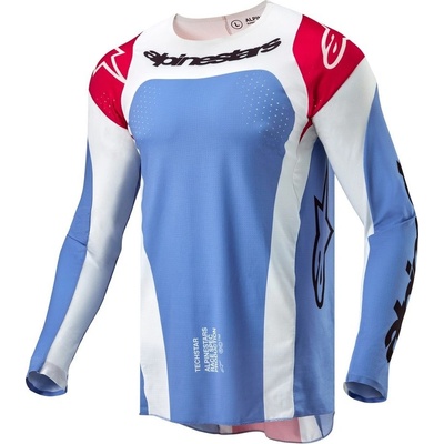 Alpinestars Techstar OCURI 2024 svetlo modro-bielo-červený