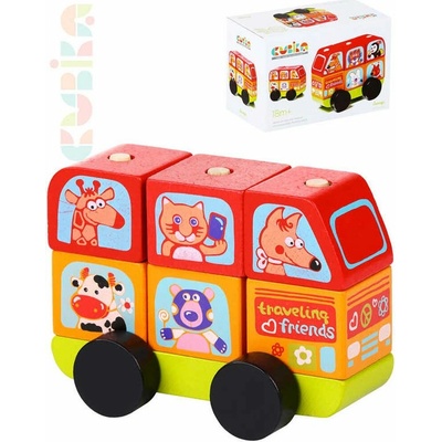 CUBIKA 13197 Minibus šťastná zvířátka