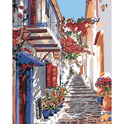 ZUTY Malování podle čísel ŠPANĚLSKÁ ULIČKA 40 x 50 cm – Zboží Dáma
