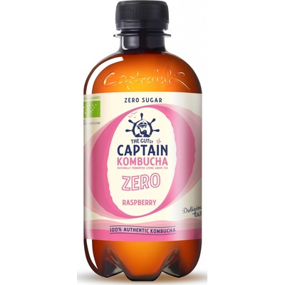 Captain Kombucha Kombucha Zero bio malina 400 ml