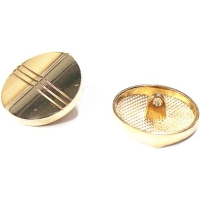 Knoflík kovový zlatý 943100 vel. 36 (23mm) – Zboží Dáma
