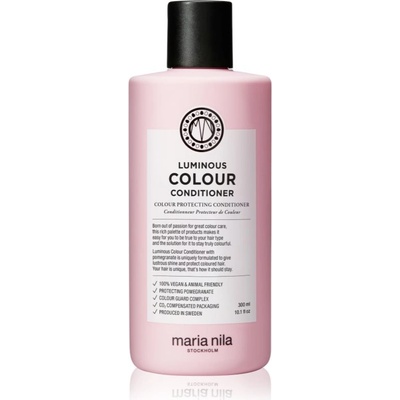 Maria Nila Luminous Colour Conditioner озаряващ и подсилващ балсам за боядисана коса без сулфати 300ml