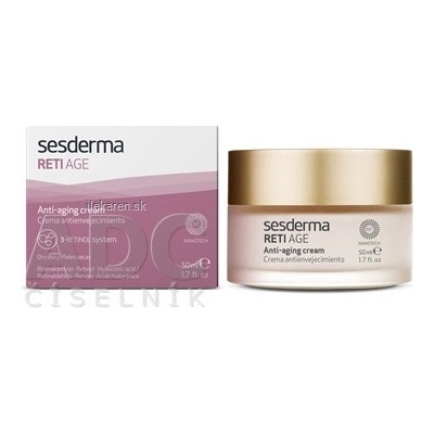 Sesderma Reti Age protivráskový krém s retinolom (3-Retinol System) 50 ml