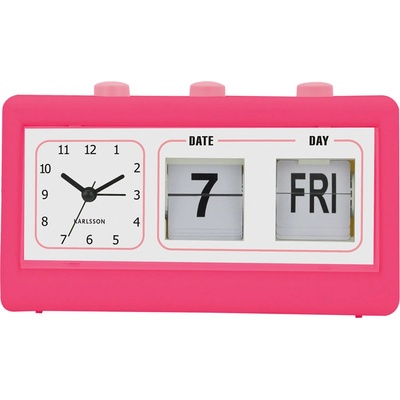 Karlsson Будилник Data Flip розов (KA5941BP)