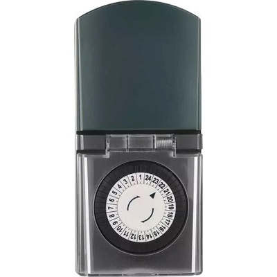 EMOS p5526g - Механичен таймер, контакт шуко, 3680w, 16a, ip44 (p5526g)