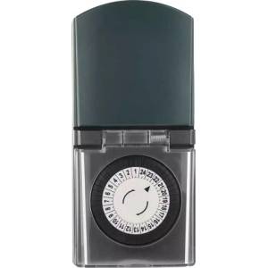 EMOS p5526g - Механичен таймер, контакт шуко, 3680w, 16a, ip44 (p5526g)