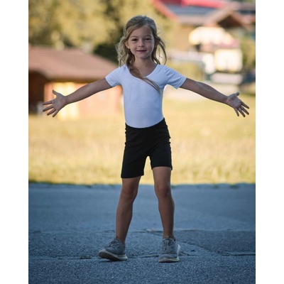 dětské krátké legíny černé