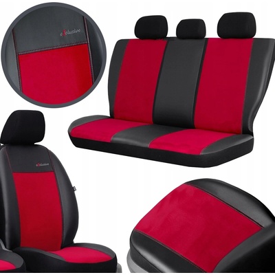 Autopoťah Pok-ter Exclusive Alcantara - červené