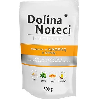 Dolina Noteci Dog Duck - Пауч за кучета с патешко и тиква 500 гр