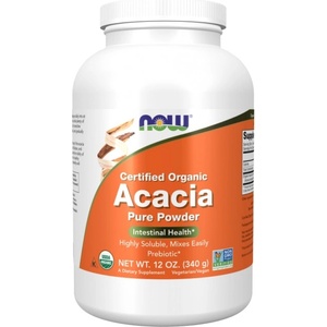 NOW Acacia Fiber Pure Powder | Certified Organic [340 грама]