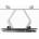 Gembird Wall TV Mount - Rotation and Tilt 32-55inch up to 35 kg