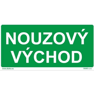 DUKO NOUZOVÝ VÝCHOD Formát: 300 x 150 mm, Materiál: samolepící vinylová fólie