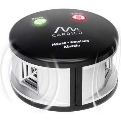 Gardigo Германия Ултразвуков уред gardigo duo 550 против мишки, плъхове, съсели и мравки - защита до 550 кв. м (62318-10)