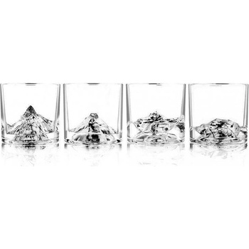 LIITON Уиски чаши LIITON The Peaks 4 бр. комплект: Монблан, Денали, К2 и Фуджи