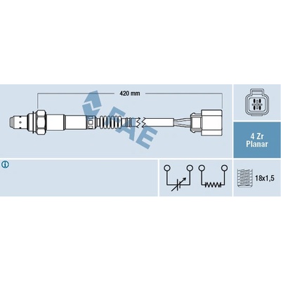 Lambda sonda FAE 77288