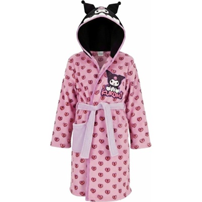 United Essentials · Dívčí flísový župan Kuromi s kapucí