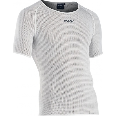 Northwave Мъжко синтетично термобельо Northwave Light Jersey Short Sleeve Synthetic base layer - White - размер XS (014-1731-0111)