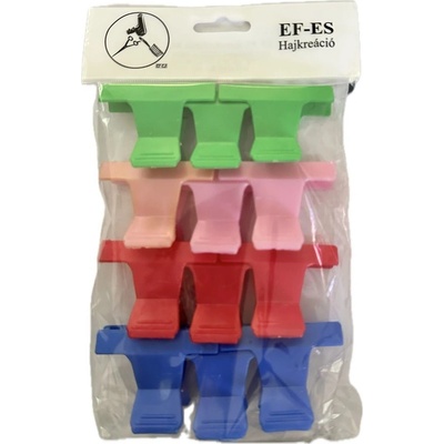 EF-ES Pillanócsipesz - farebné štipce, 12 ks/bal