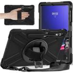Gigapack Samsung Tab S9 Plus WIFI GIGAPACK Защитен пластмасов протектор за телефон с устойчивост на удар, каишка за рамо, ЧЕРЕН GP-152771 (GP-152771)