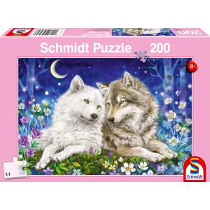 Schmidt Spiele - Puzzle Cuddly Wolf Friends - 200 piese