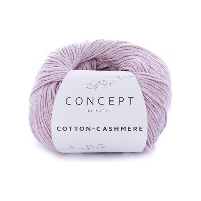 COTTON-CASHMERE Katia Farby COTTON-CASHMERE: 64 ružová lila