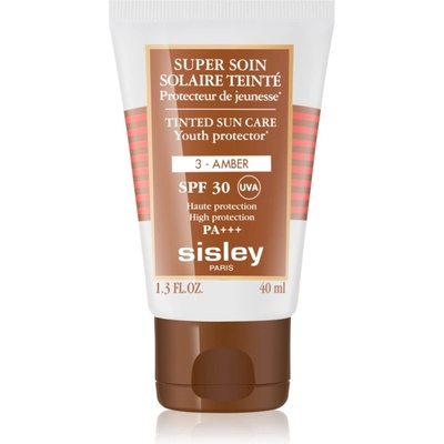 Sisley Super Soin Solaire Teinté защитен тониращ крем за лице SPF 30 цвят 3 Amber 40ml