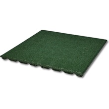 Novisa Gumová dlažba SAFE-PLAY 50 x 50 x 2,5 cm zelená 1 ks