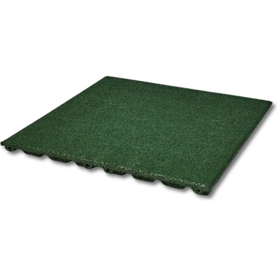 Novisa Gumová dlažba SAFE-PLAY 50 x 50 x 2,5 cm zelená 1 ks
