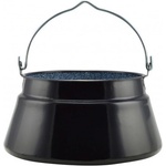 BAZÁR Емайлиран котел за риба 16L 29cm Pro-Tech CHEF - вдлъбнатини, повреден емайл X01106