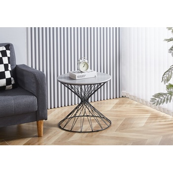 ЕВРОМАР Холна маса amira бетон / черно