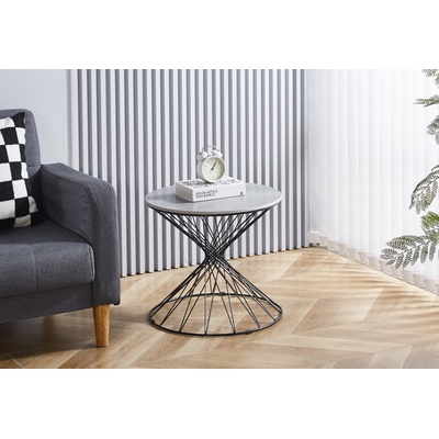 ЕВРОМАР Холна маса amira бетон / черно