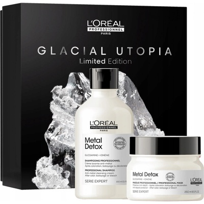L´oréal Professionnel Serie Expert Metal Detox Duo Vánoční Sada šampon 300 ml + maska 250 ml