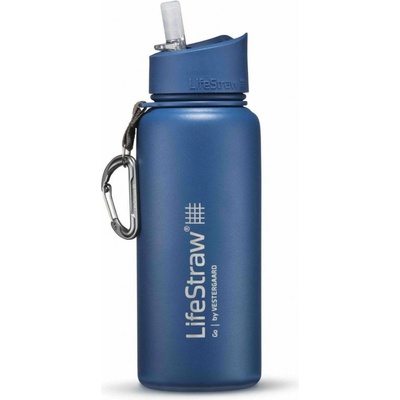 LifeStraw Go 0,7l Stainless Steel Medium Blue LSGOSSMB1