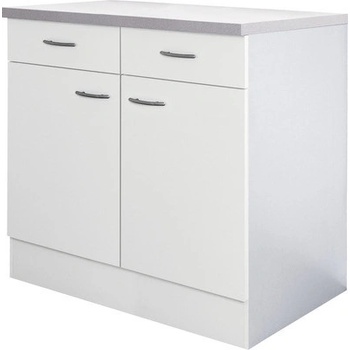 Flex-Well Kuchynská skrinka Wito spodná, zásuvky + dvierka, 80 x 85 x 57,1 cm