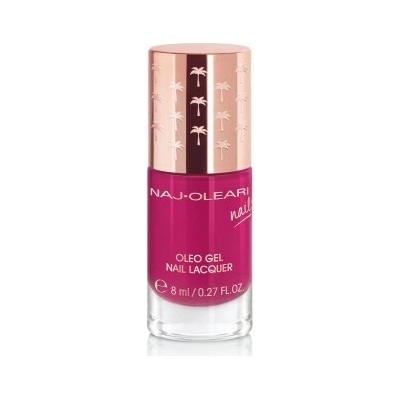 Naj Oleari Oleo gel Nail Lacquer lak na nehty s gelovým efektem 17 raspberry 8 ml
