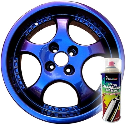 PMcolours Chameleon Galaxy (modro-fialová-červená-žlutá), 400 ml sprej