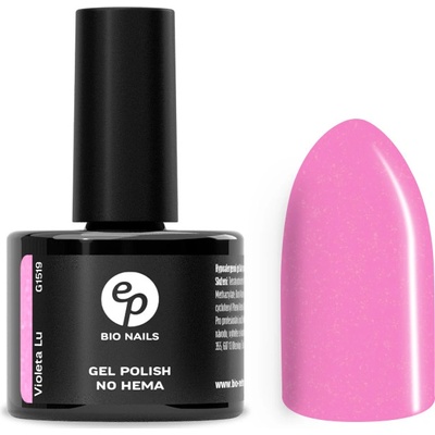 Bio nails Gel lak VIOLETA LU no hema 8 ml