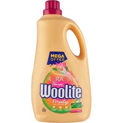 Woolite Keratin Colour Fruity Tekutý prací prostředek na barevné prádlo 3,6 l 60 PD