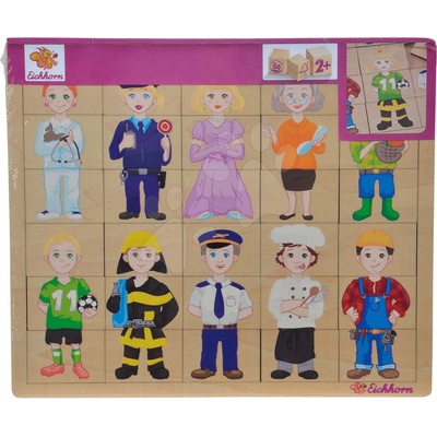 Eichhorn puzzle povolania Lift Out Puzzle 31 dielov