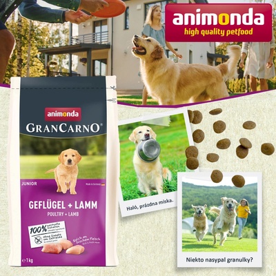 Animonda GranCarno Junior drůbež a jehněčí maso 1 kg