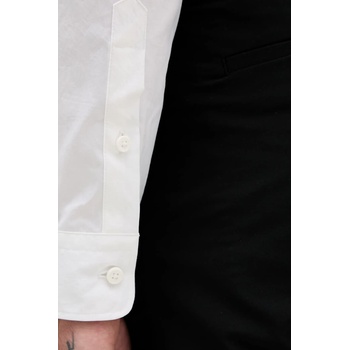 HUGO BOSS Риза boss в бяло със стандартна кройка с яка с копче 50539917 (50539917)