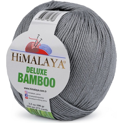 Pletací příze Deluxe Bamboo 100 g Varianta: 8 (26) šedá, Balení: 1 ks 52363/130009/244553