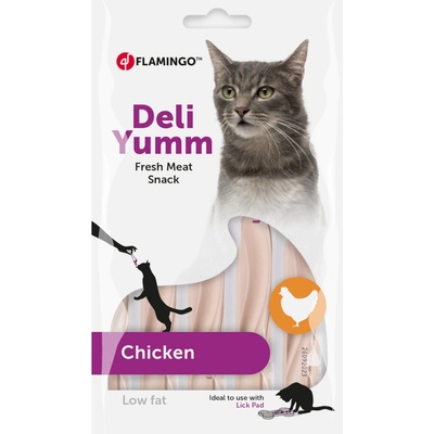 Flamingo Deli Yumm paštika s kuřecím 5 x 14 g