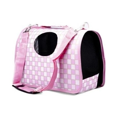 animALL Taška pink squares L 50 x 22 x 30 cm