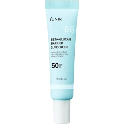 iUNIK - Beta Glucan Barrier Sunscreen MINI SPF 50 PA++++ 15ml