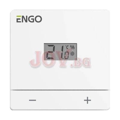 ENGO Стаен термостат engo easy-230w, жичен, за подово, отопление / охлаждане
