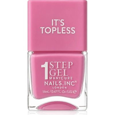 Nails Inc. It’s Topless 1 Step Gel Nail Polish 14 ml odstin Miley