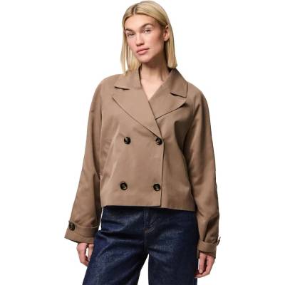 PIECES Палто Pieces Scarlett trench coat - Brown (Brown Lentil)