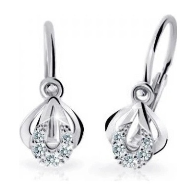 Cutie Diamonds dětské náušnice z bílého zlata s brilianty C2270-10-10-X-2-D